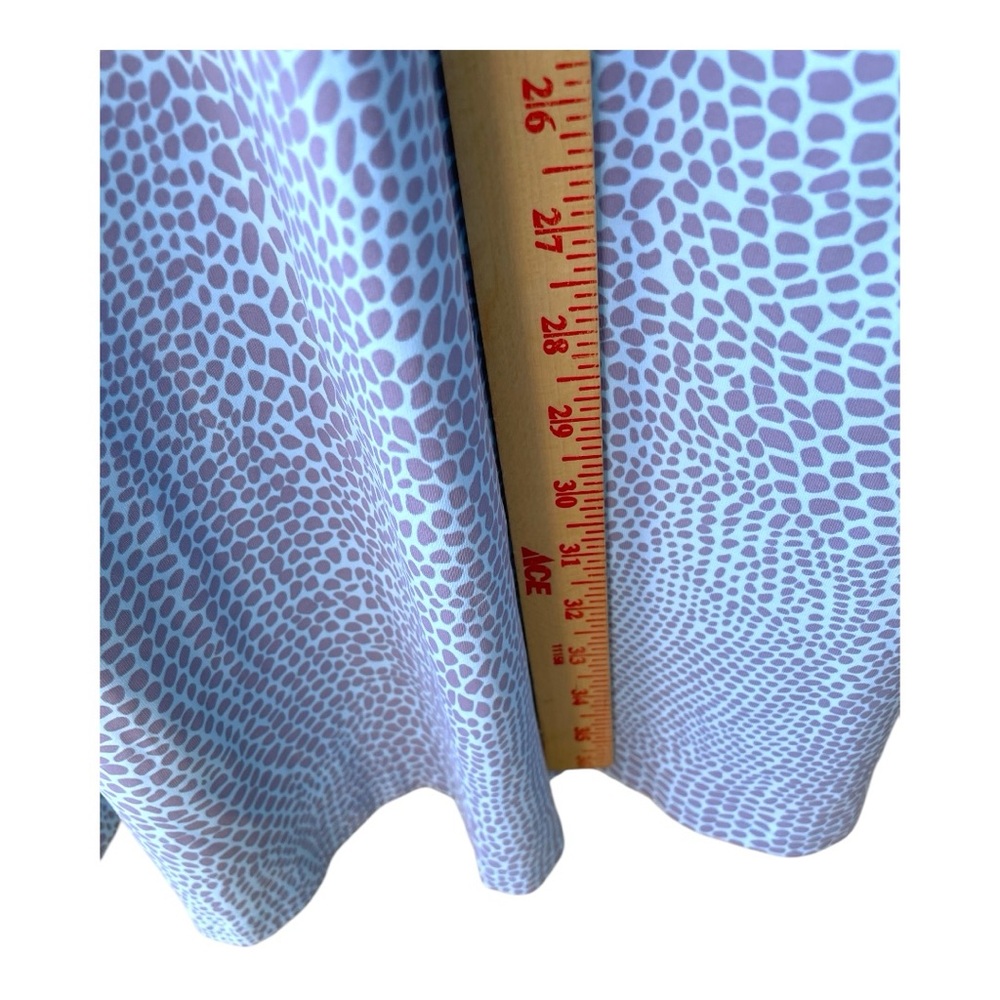 J. McLaughlin Light Blue and Gray Python Print Dr… - image 5